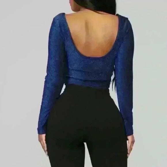fashion nova royal blue top, size small - Picture 9 of 9